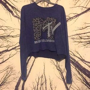 MTV Cropped Long sleeve